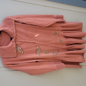 Vintage Blue fish jacket